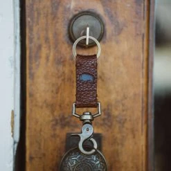 Buffalo Jackson Trading Co. Ryder Reserve Bison Leather Key Strap