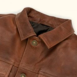 Buffalo Jackson Trading Co. Leather Jackets Driggs Leather Jacket | Cognac Brown
