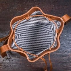 Buffalo Jackson Trading Co. Madison Leather Bucket Bag | Saddle Tan 7 Buffalo Jackson Trading Co. Madison Leather Bucket Bag | Saddle Tan