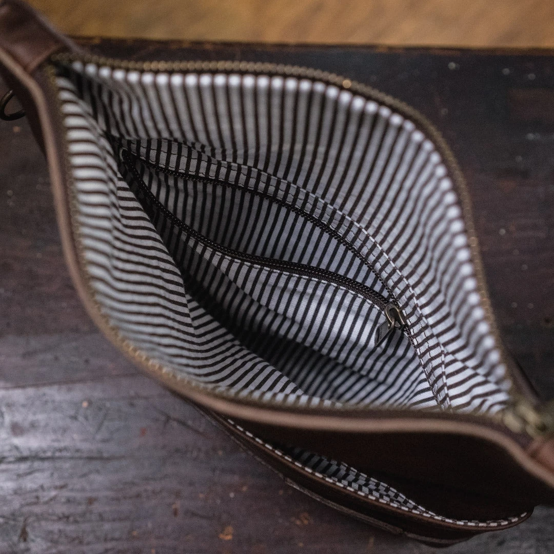 Buffalo Jackson Trading Co. Madison Leather Crossbody Foldover Clutch | Dark Hazelnut Buffalo Jackson Trading Co. Madison Leather Crossbody Foldover Clutch | Dark Hazelnut