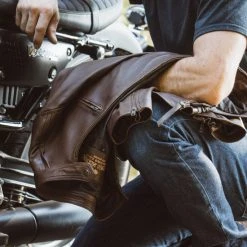 Buffalo Jackson Trading Co. Thompson Leather Moto Jacket | Brown 9 Buffalo Jackson Trading Co. Thompson Leather Moto Jacket | Brown