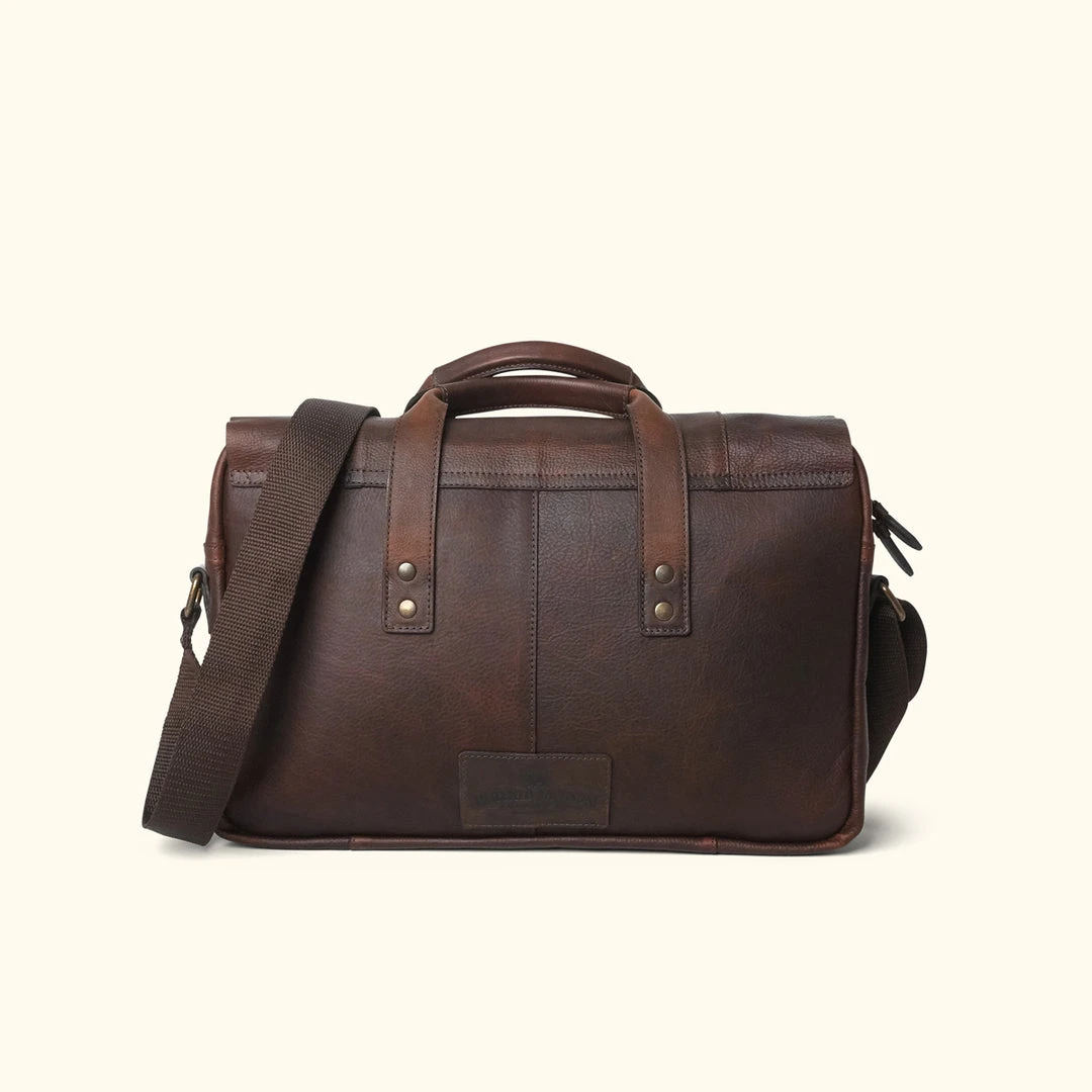 Buffalo Jackson Trading Co. Walker Leather Briefcase Bag | Vintage Oak Leather Briefcases Buffalo Jackson Trading Co. Walker Leather Briefcase Bag | Vintage Oak Leather Briefcases