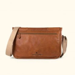 Buffalo Jackson Trading Co. Leather Messenger Bags Walker Leather Messenger Bag | Rustic Tan 5 Buffalo Jackson Trading Co. Leather Messenger Bags Walker Leather Messenger Bag | Rustic Tan