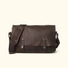 Buffalo Jackson Trading Co. Walker Leather Messenger Bag | Vintage Oak Leather Messenger Bags 2 Buffalo Jackson Trading Co. Walker Leather Messenger Bag | Vintage Oak Leather Messenger Bags