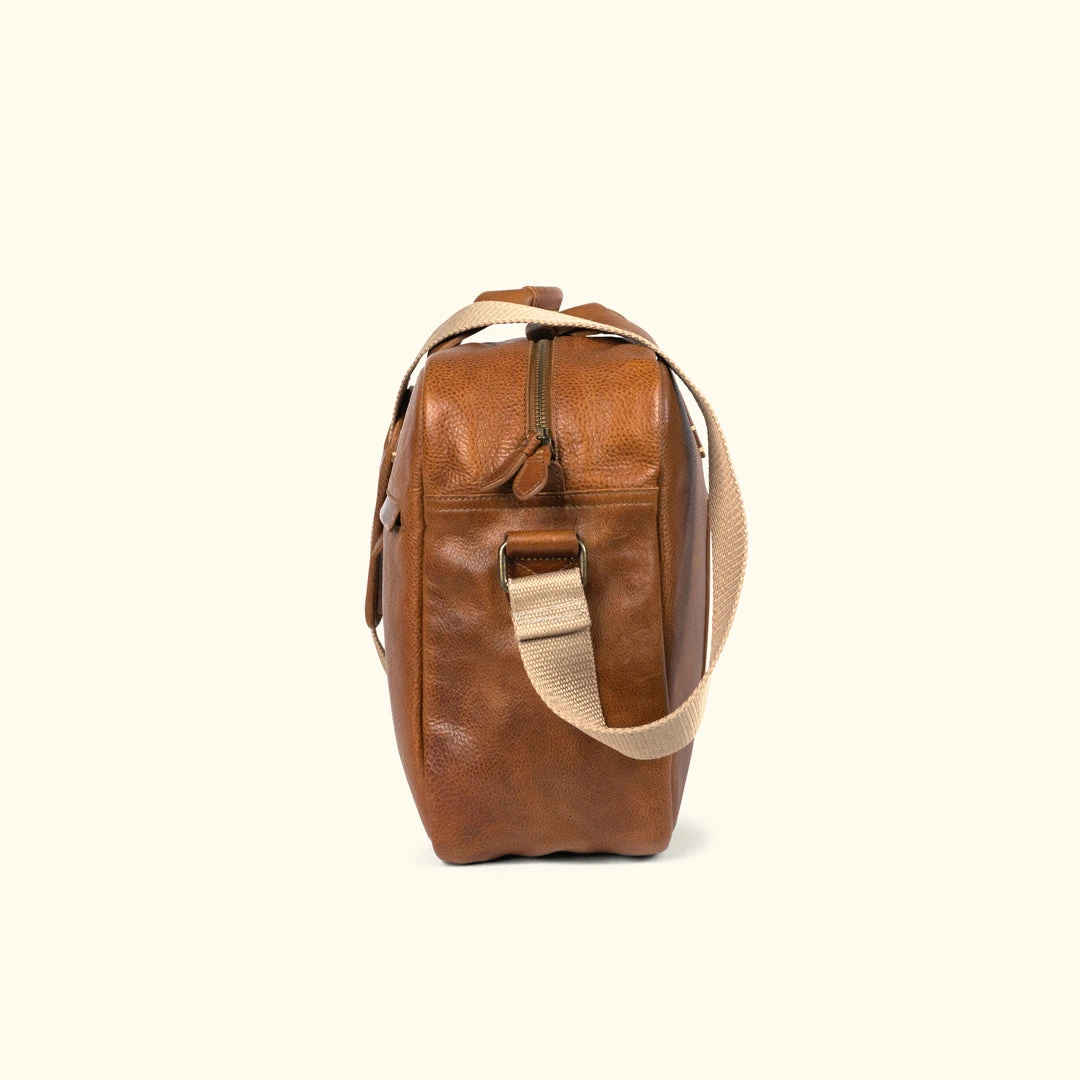 Buffalo Jackson Trading Co. Walker Leather Pilot Bag | Rustic Tan 5 Buffalo Jackson Trading Co. Walker Leather Pilot Bag | Rustic Tan