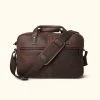 Buffalo Jackson Trading Co. Walker Leather Pilot Bag | Vintage Oak