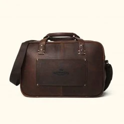 Buffalo Jackson Trading Co. Walker Leather Pilot Bag | Vintage Oak 5 Buffalo Jackson Trading Co. Walker Leather Pilot Bag | Vintage Oak