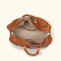 Buffalo Jackson Trading Co. Walker Leather Weekend Bag | Rustic Tan 6 Buffalo Jackson Trading Co. Walker Leather Weekend Bag | Rustic Tan