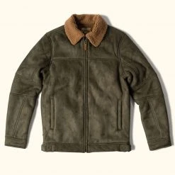 Buffalo Jackson Trading Co. Warren Flight Jacket | Olive Green