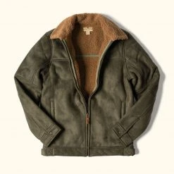 Buffalo Jackson Trading Co. Warren Flight Jacket | Olive Green