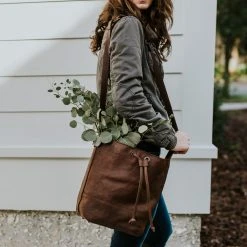 Buffalo Jackson Trading Co. Madison Leather Bucket Bag | Dark Hazelnut 17 Buffalo Jackson Trading Co. Madison Leather Bucket Bag | Dark Hazelnut