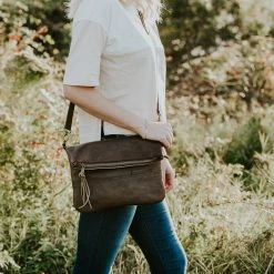 Buffalo Jackson Trading Co. Madison Leather Crossbody Foldover Clutch | Dark Hazelnut 7 Buffalo Jackson Trading Co. Madison Leather Crossbody Foldover Clutch | Dark Hazelnut