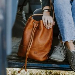 Buffalo Jackson Trading Co. Madison Leather Bucket Bag | Saddle Tan 13 Buffalo Jackson Trading Co. Madison Leather Bucket Bag | Saddle Tan