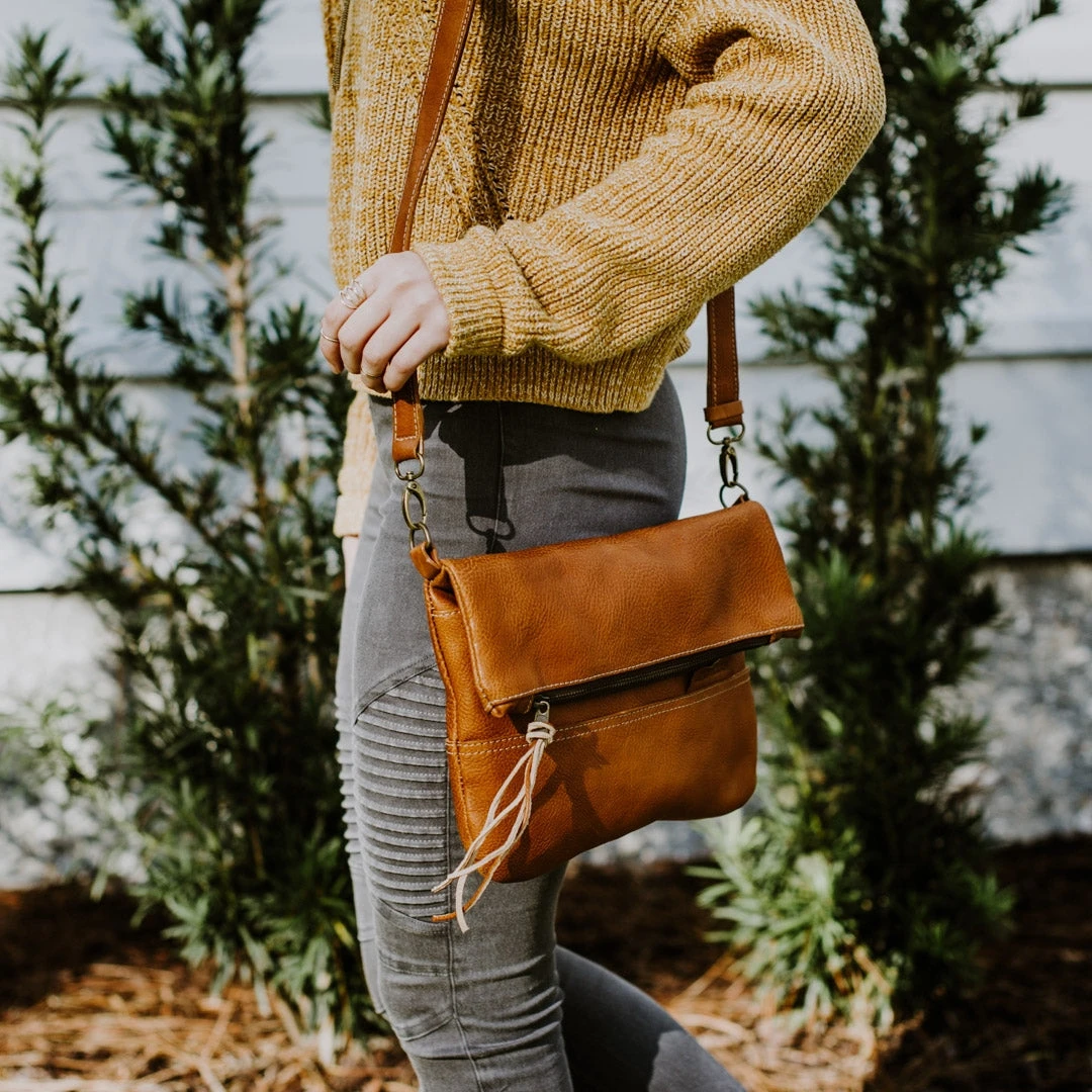 Buffalo Jackson Trading Co. Madison Leather Crossbody Foldover Clutch | Saddle Tan 10 Buffalo Jackson Trading Co. Madison Leather Crossbody Foldover Clutch | Saddle Tan