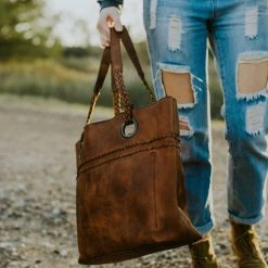 Buffalo Jackson Trading Co. Camden Braided Leather Tote | Hickory Leather Totes 11 Buffalo Jackson Trading Co. Camden Braided Leather Tote | Hickory Leather Totes