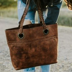 Buffalo Jackson Trading Co. Camden Braided Leather Tote | Hickory Leather Totes 9 Buffalo Jackson Trading Co. Camden Braided Leather Tote | Hickory Leather Totes