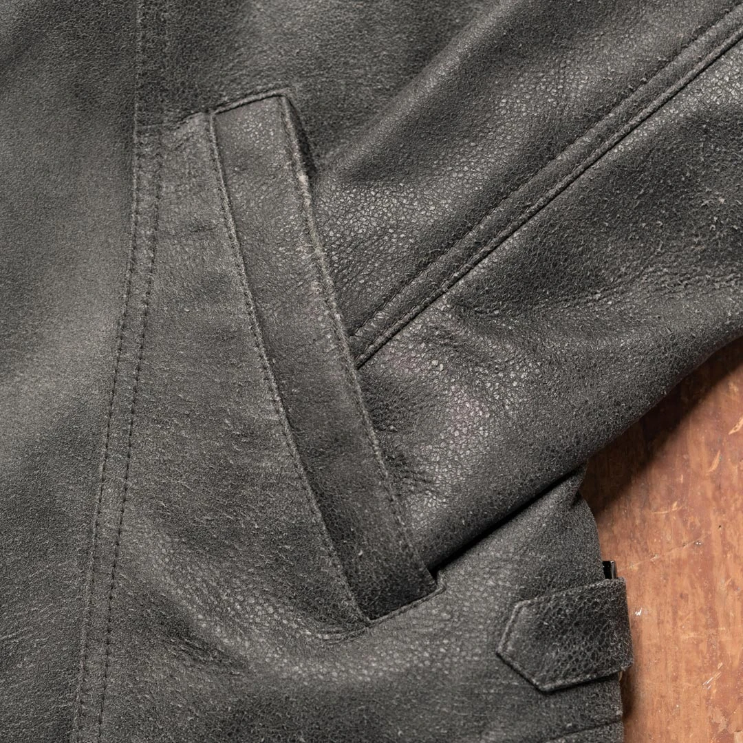 Buffalo Jackson Trading Co. Women's Oakley Fringe Leather Jacket | Grey Buffalo Jackson Trading Co. Women's Oakley Fringe Leather Jacket | Grey