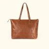 Buffalo Jackson Trading Co. Walker Leather Tote Bag | Rustic Tan