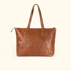 Buffalo Jackson Trading Co. Walker Leather Tote Bag | Rustic Tan